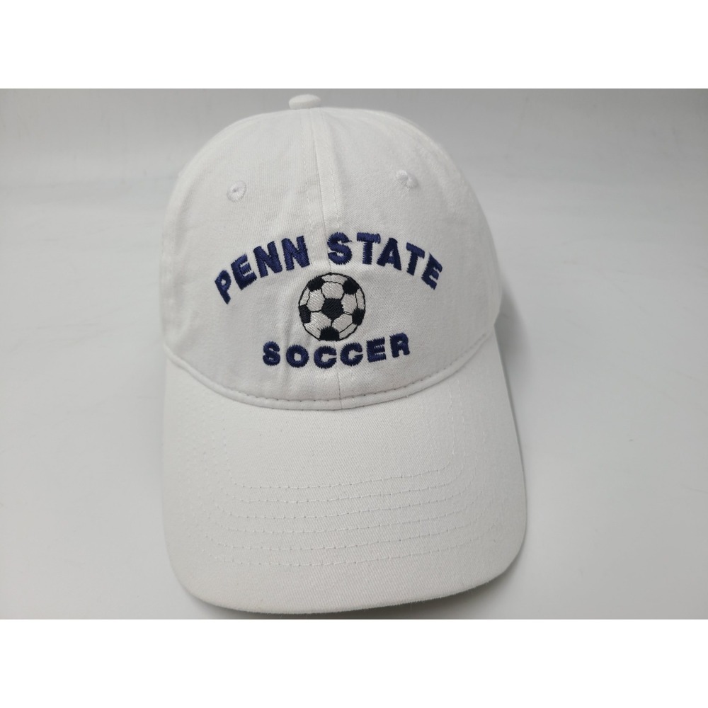 Penn State University Nittany Lions Soccer Pacific Adjustable Hat Cap NCAA White